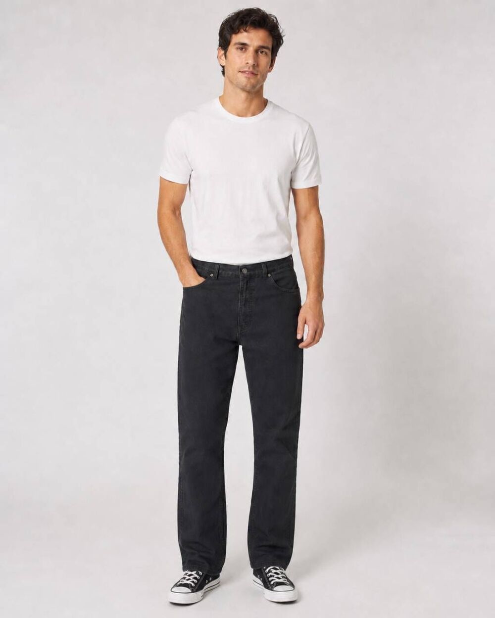Vintage 36x36 Levi’s For Men Black Jeans Straight Leg Made in USA 90s Y2K Denim